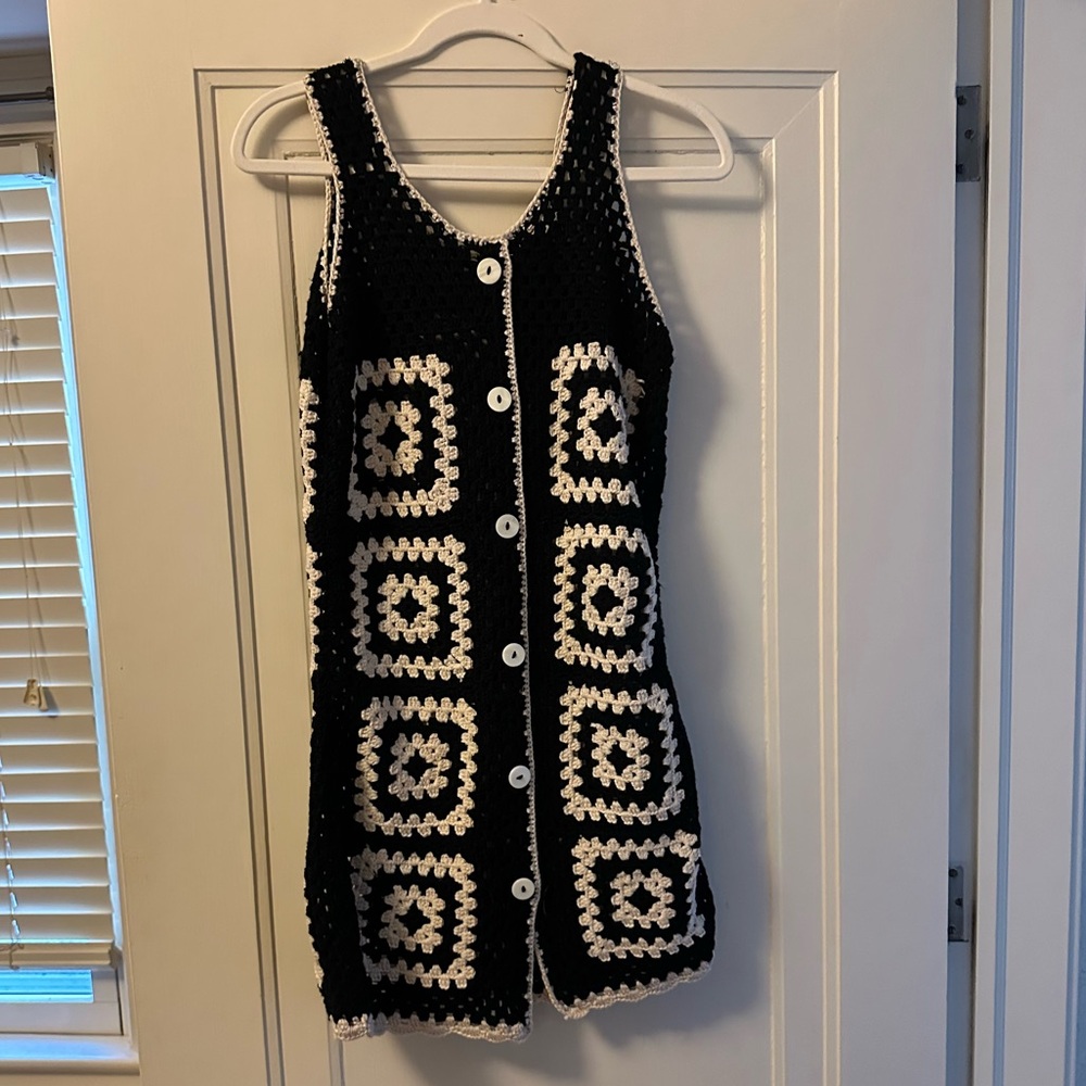 NWT Blank NYC Crochet Dress Size S